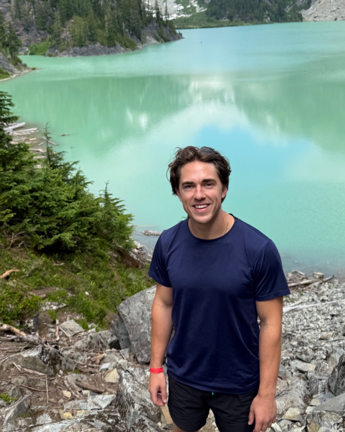 Spencer Strei at Blanca Lake, Washington